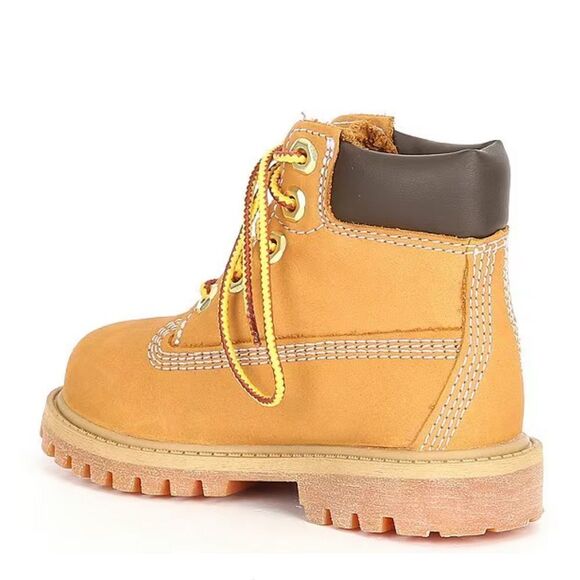 Timberland 6" Premium Leather Waterproof Combat Boots 9 Wheat Nubuck New in Box - Picture 3 of 11